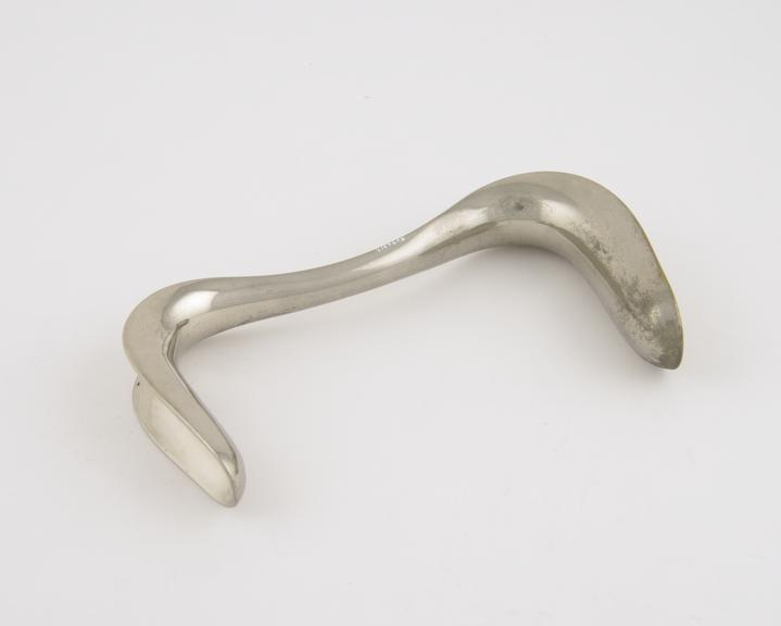 Speculum, vaginal, Sims, double duck-bill, metal, nickel plated