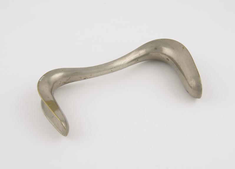 Speculum, vaginal, Sims, double duck-bill, metal, nickel plated