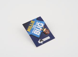 'Millie the Millennium Bug' pin badge by the National Autistic Society