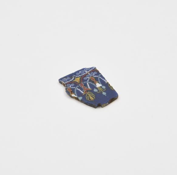 Shard of mosaic glass, one of six, made in Egypt