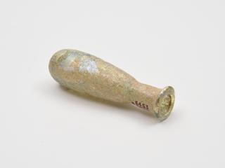 Glass unguent bottle, Roman, 151-300AD