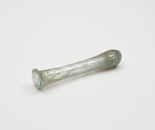 Glass unguent bottle, Roman, 151-300AD