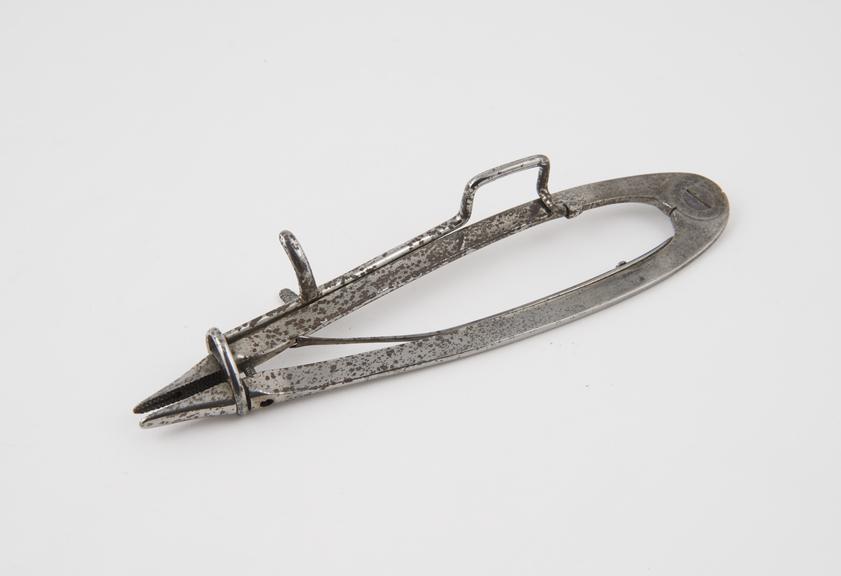 Cousins needle holder, steel, 19th century