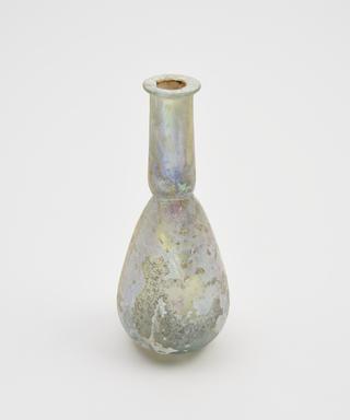 Glass unguent bottle, Roman, 151-300AD