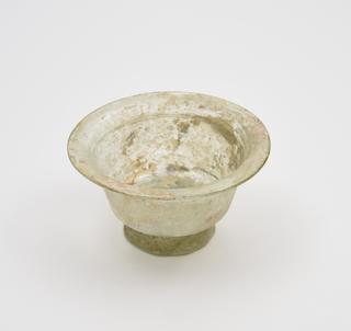 Glass bowl, Roman, 251 to 450 AD