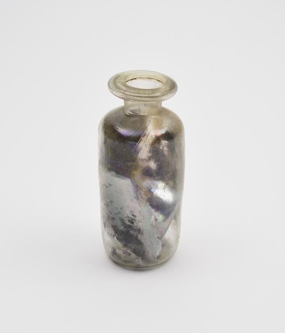 Glass bottle, Roman, 251-450AD