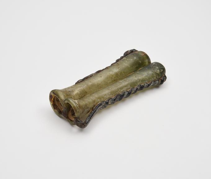 Glass unguent bottle, Roman, 251-450 AD