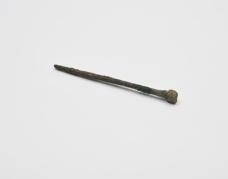 Bronze pin, possibly used for retieval of contents of unguent