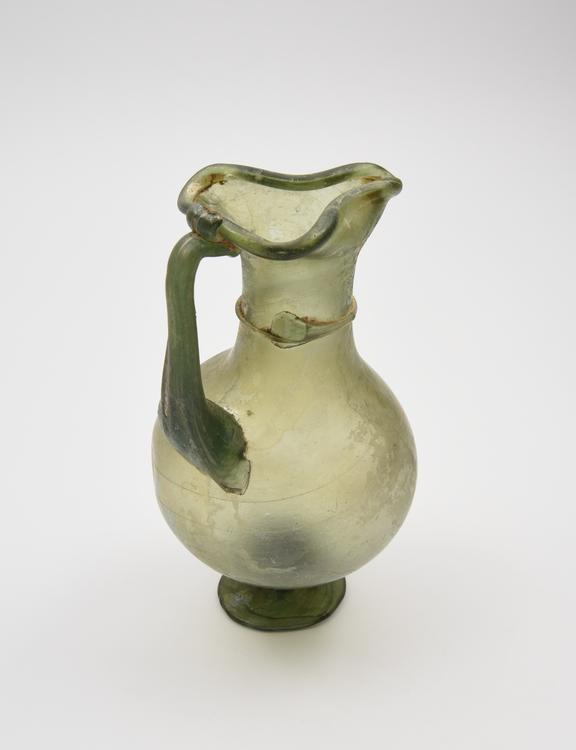 Glass jug, Roman, 251-450 AD