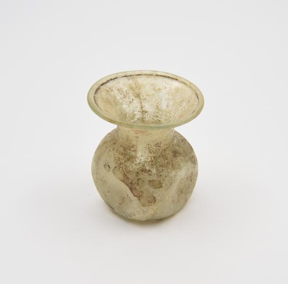 Glass jar, Roman, 251 to 450 AD