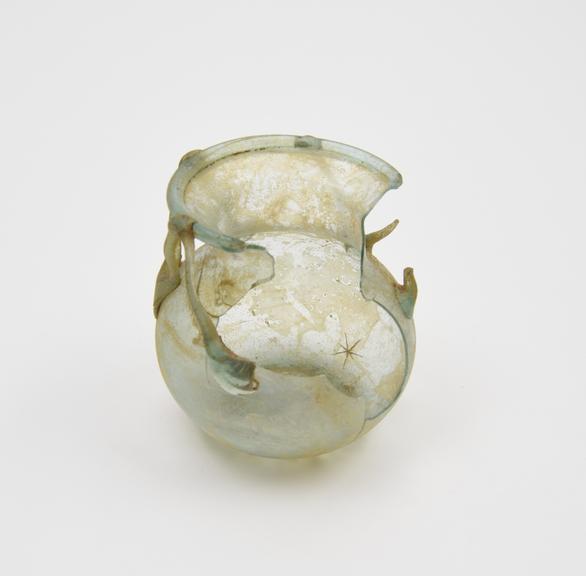 Glass jar, Roman, 251 to 450 AD