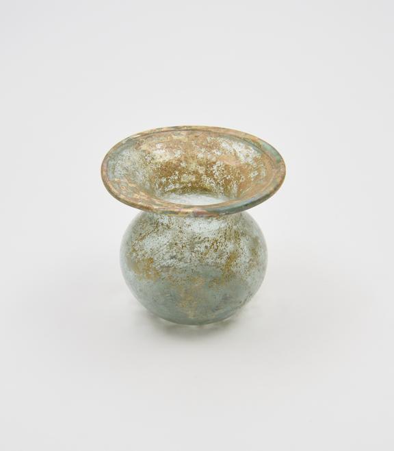 Glass jar, Roman, 251-450AD