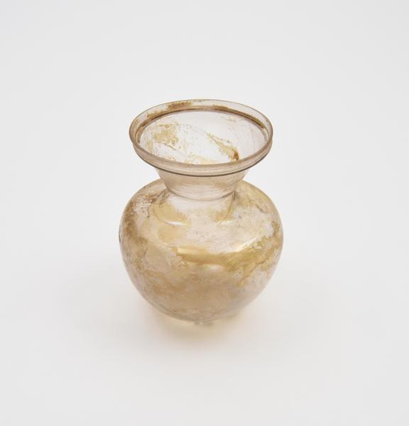 Glass jar, Roman, 251-450AD