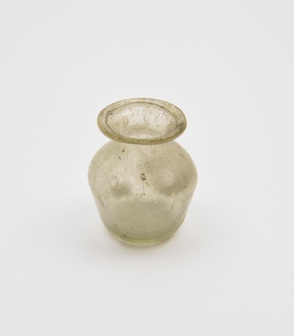 Glass jar, Roman, 251-450AD