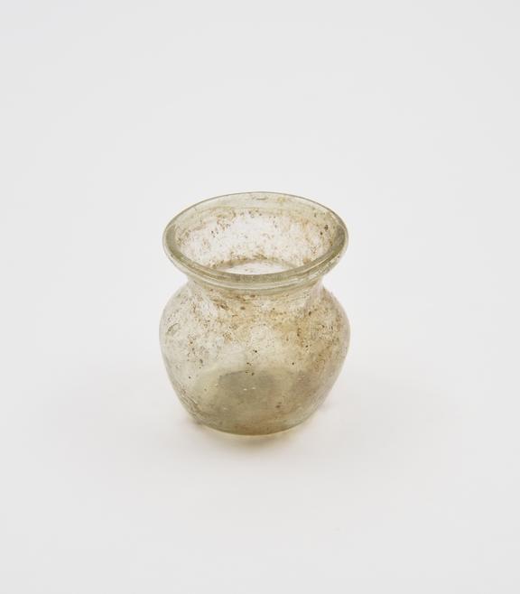 Glass jar, Roman, 251-450AD