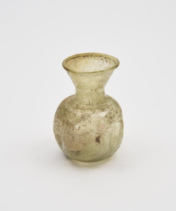 Glass jar, Roman, 251-450AD