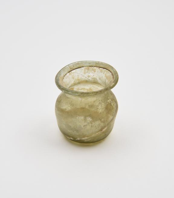 Glass jar, Roman, 251-450AD