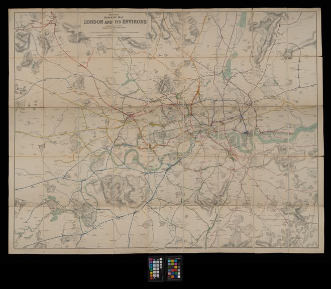 Map, Railway Clearing House