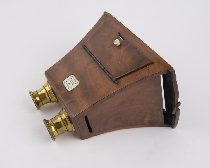 Stereoscope by Jules Duboscq, with adjustment for eye-distance