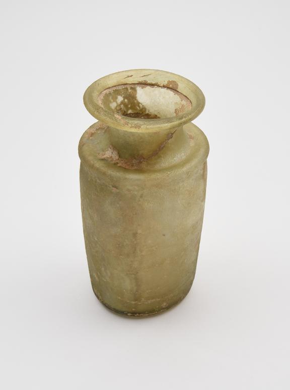 Glass bottle, Roman, 251-450 AD