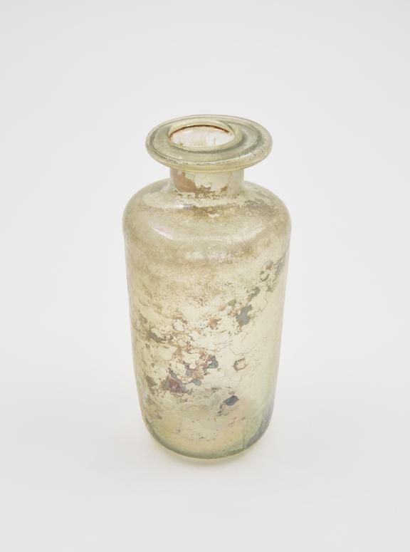 Glass bottle, Roman, 251-450AD