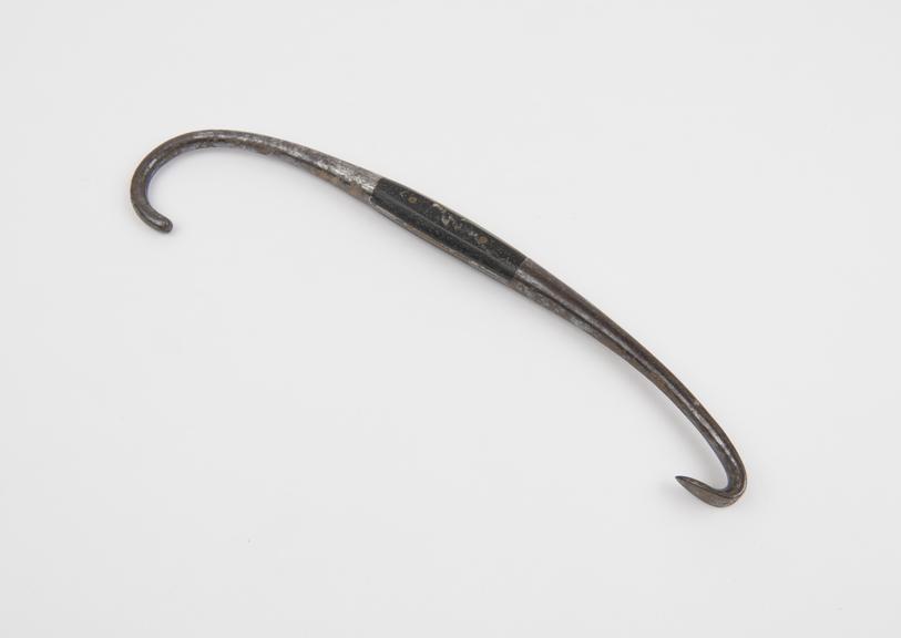 Crotchet, obstetrical and blunt hook, probably Clarke's