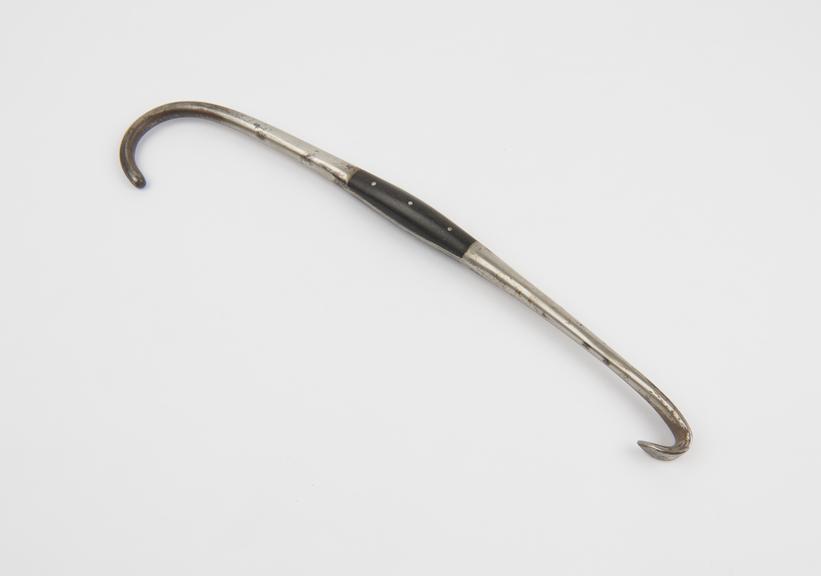 Crotchet, obstetrical, and blunt hook, probably Clarke's