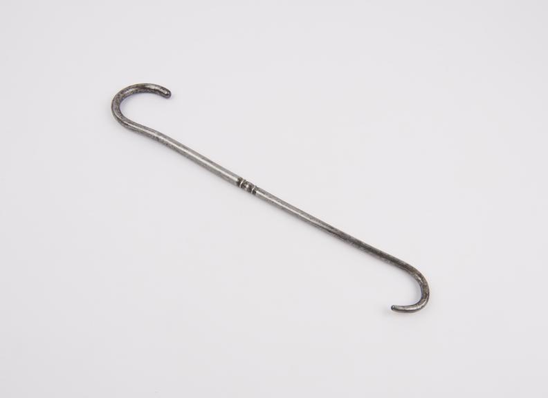 Double blunt hook, steel, probably 18th century