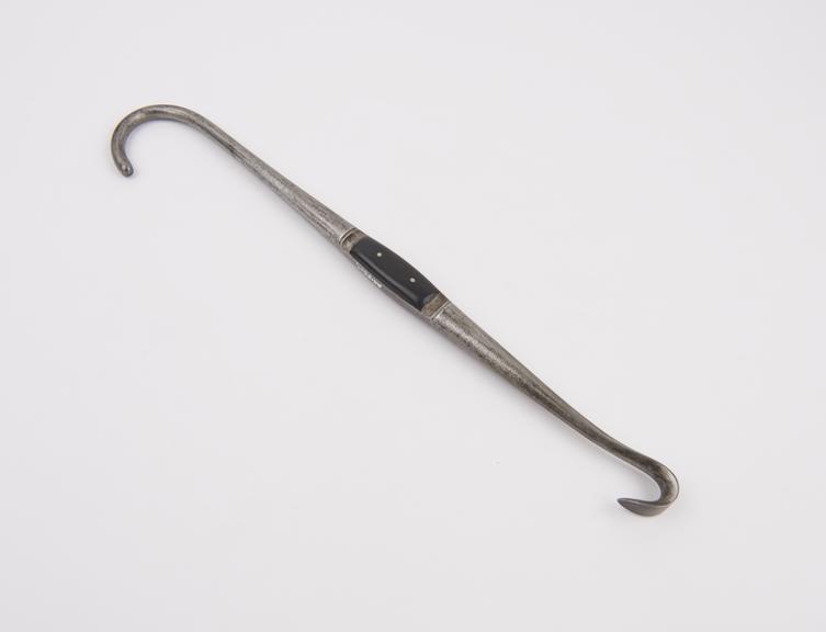 Crotchet, obstetrical, and blunt hook, probably Clarke's, by J