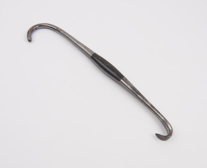 Crotchet, obstetrical, and blunt hook, probably Clarke's