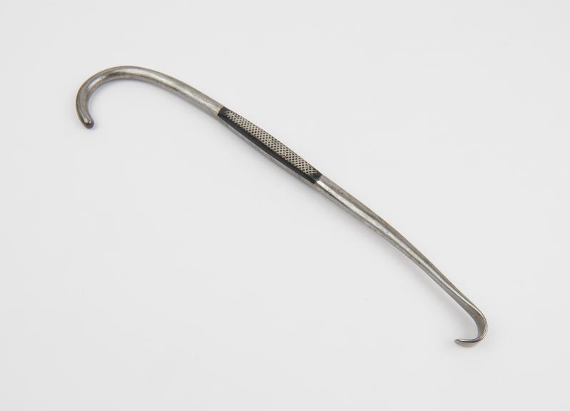 Crotchet, obstetrical, and blunt hook, probably Clarke's
