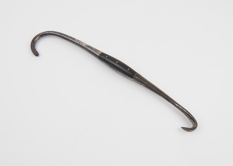 Crotchet, obstetrical, and blunt hook, probably Clarke's