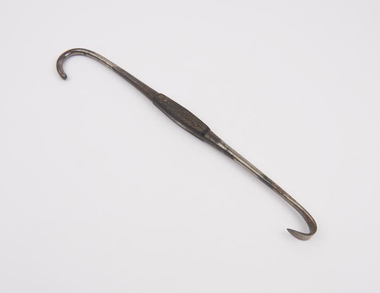 Crotchet, obstetrical, and blunt hook, probably Clarke's