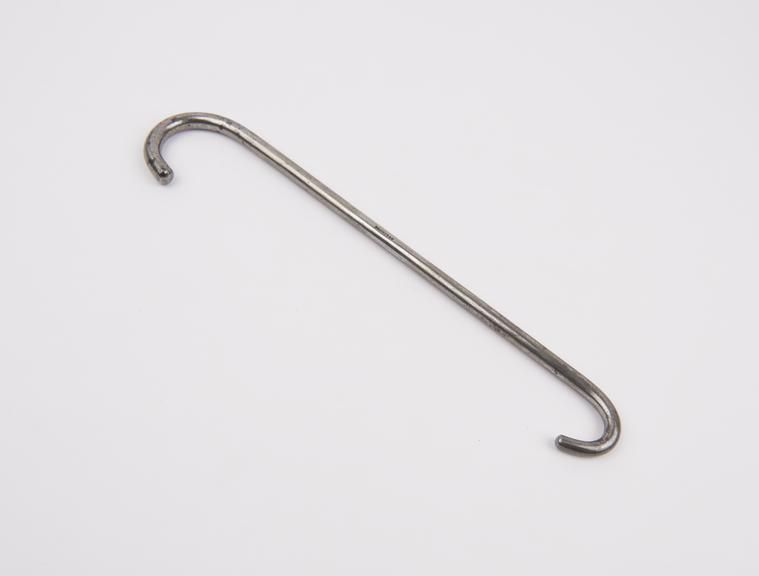 Double blunt hook, by Lamprey(?), steel, probably 19th century