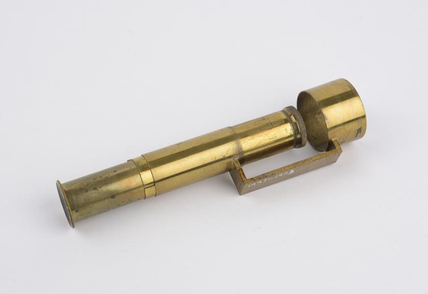 Part of spectroscope, brass, labelled  lens C