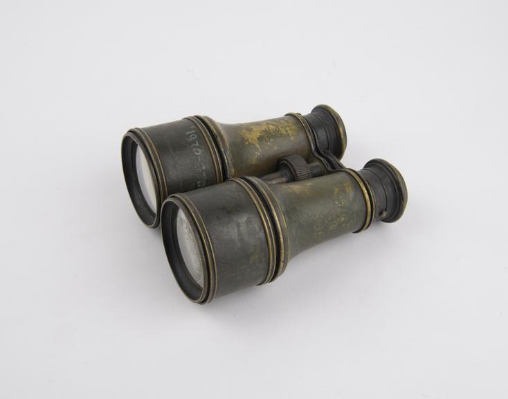 Pair of non - prismatic binoculars (c