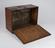 Original wooden carrying case for Usher's steam plough model