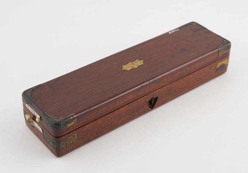 Post mortem set, cased, by Mather, English, 1848-1878