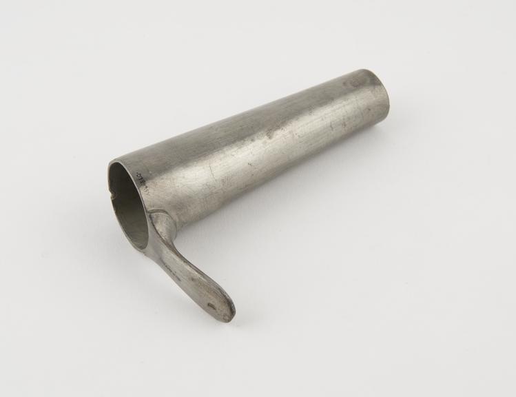 Speculum, vaginal, pewter(?), by Collin of Paris