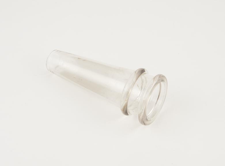 Speculum, vaginal, glass, European, late 19th century