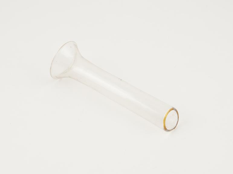 Speculum, vaginal, glass, European, late 19th century