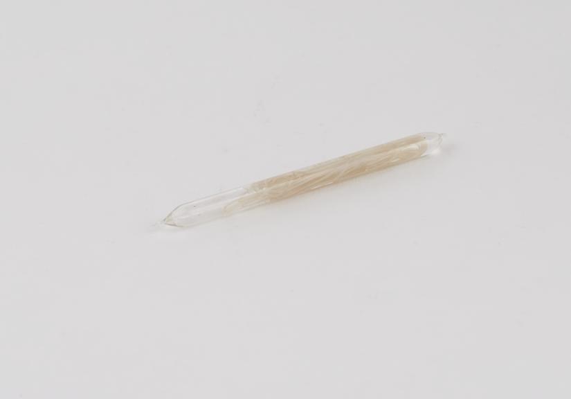 Ampoule of sterile suture, possibly English