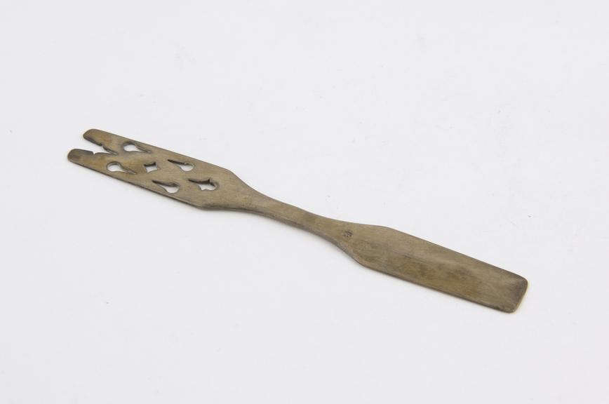 Tongue depressor(?), steel, second half 19th century