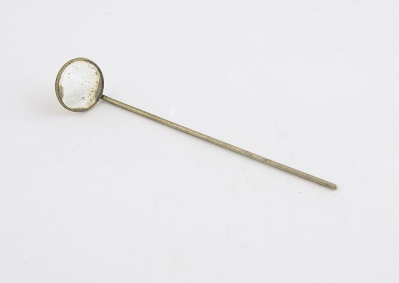 Laryngeal mirror, size 4, 1860-1920