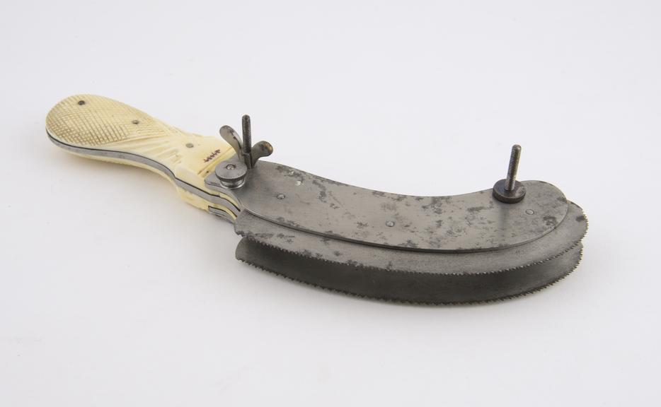 Double bladed spinal saw, by Salt and Son, English, 1870-1900