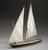 Rigged model, scale 1:36, of a 'Barque du Leman', by J