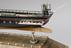 Whole contemporary model of 'I. Ferencz Jozef' paddle steamer