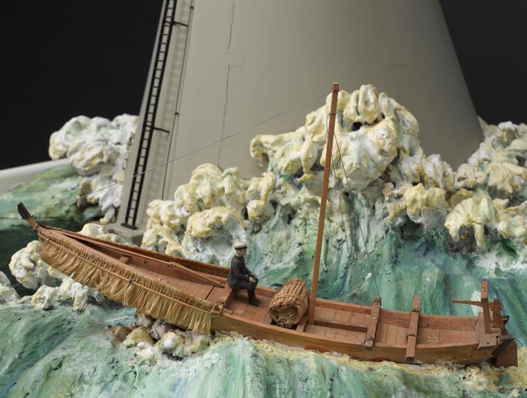 Model of the Lighthouse on the Sunken Rock ose of the Tsutsu zaki