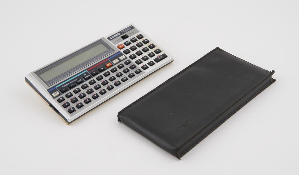 Casio FX 730P Personal Computer with manual and case, 1989