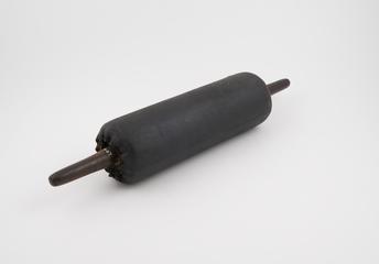 Leather roller used for inking a lithographic stone